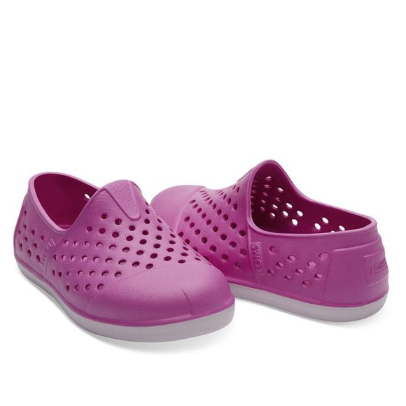 Toms Other - NEW TOMS Kid Infant Baby Romper Rose Slip On Perforated Water Friendly Shoe